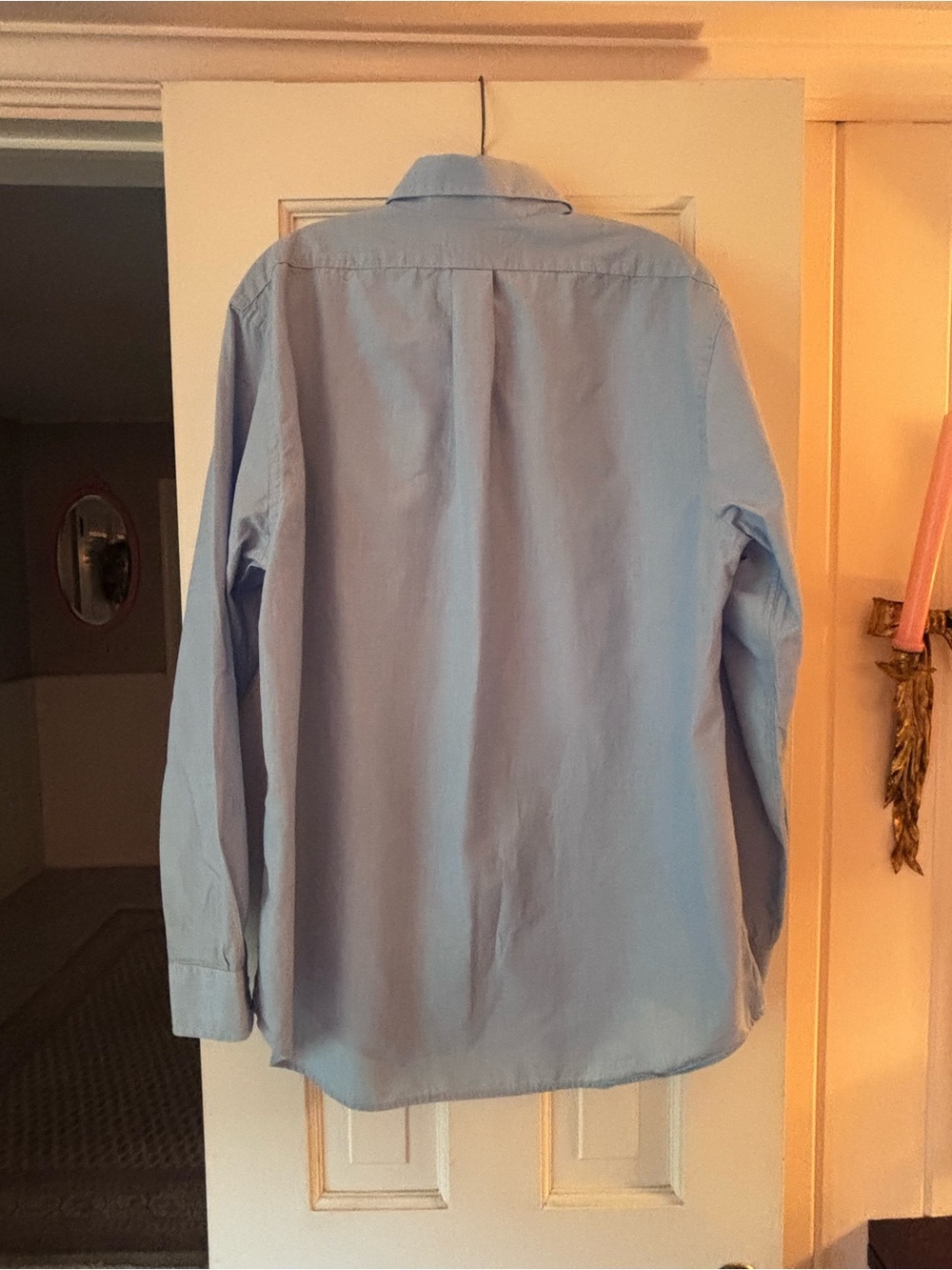 Vineyard Vines Slim-Fit; Light Blue Men’s Button-Down Shirt w/Whale Pocket Logo - Picture 5 of 5